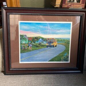 Limited print The Road Ahead by PEI Artist Maurice Bernard
